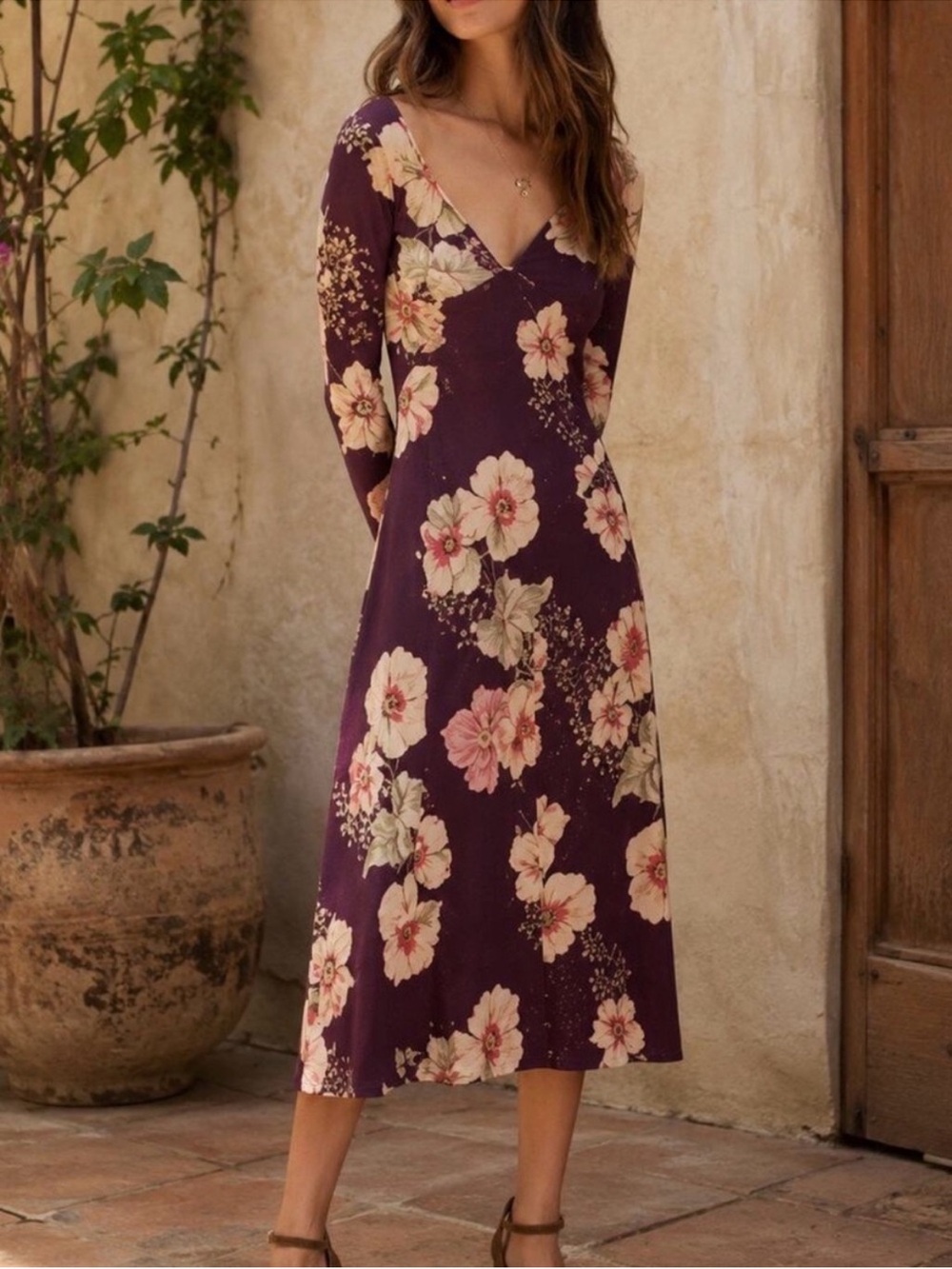 Free People Calla Midi Dress